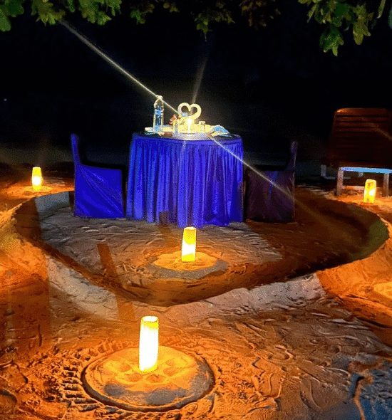 Candle Light Dinner in Andaman