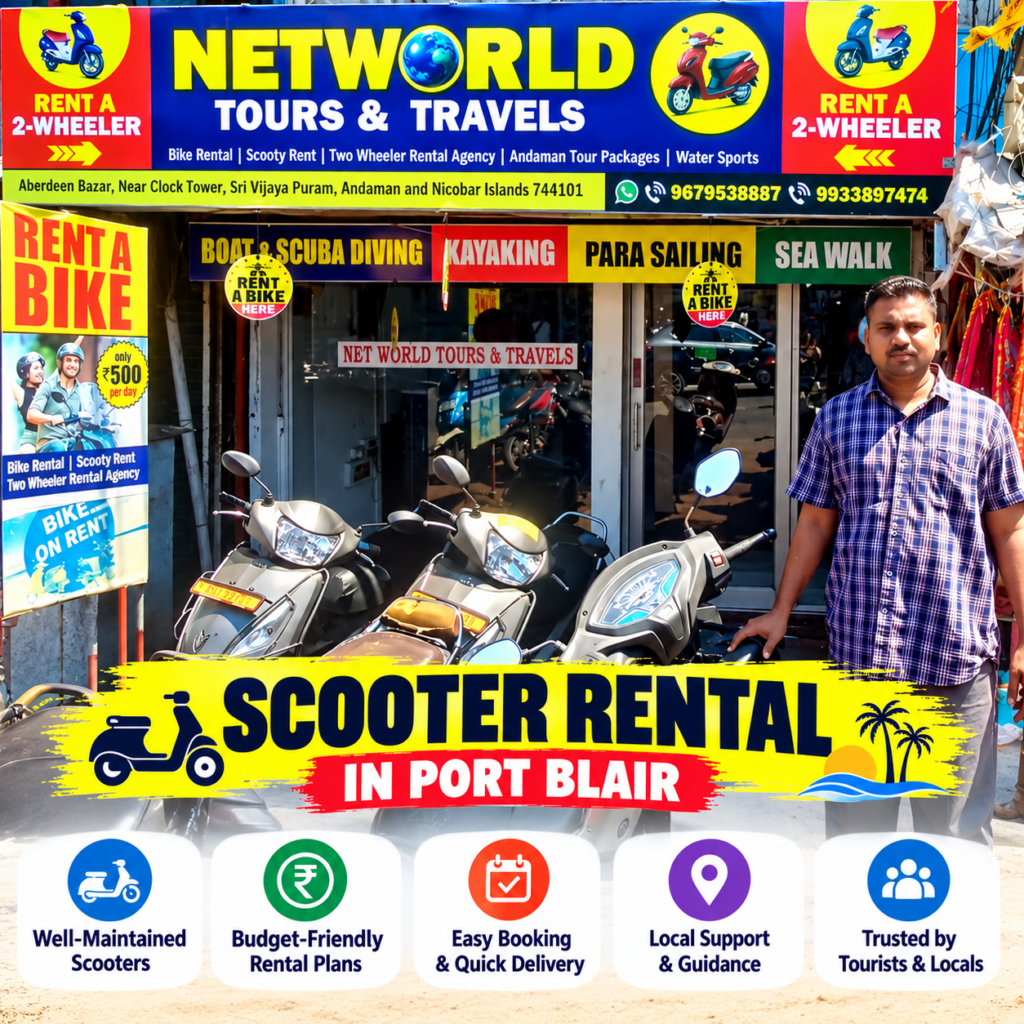 Scooter Rental in Port Blair